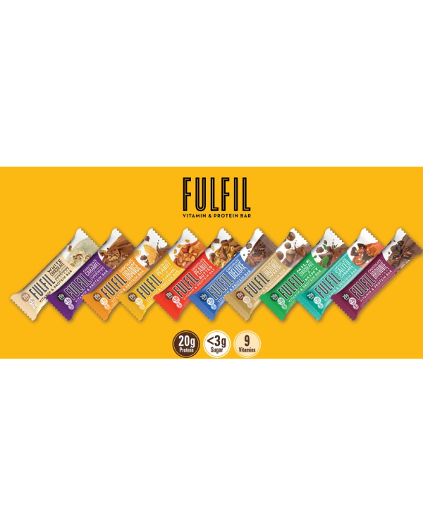 Fulfil - Protein bars with vitamins 15*60g box