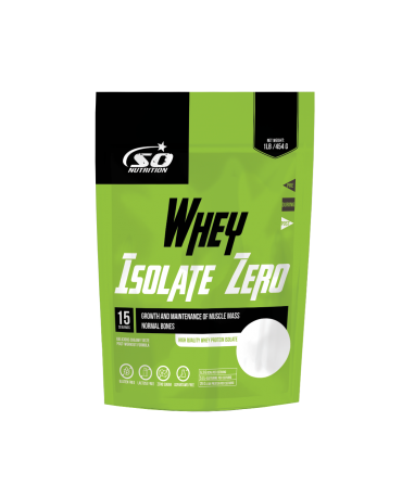 SO Nutrition  - Whey Isolate Zero 454g bag (former Pure Whey Isolate)