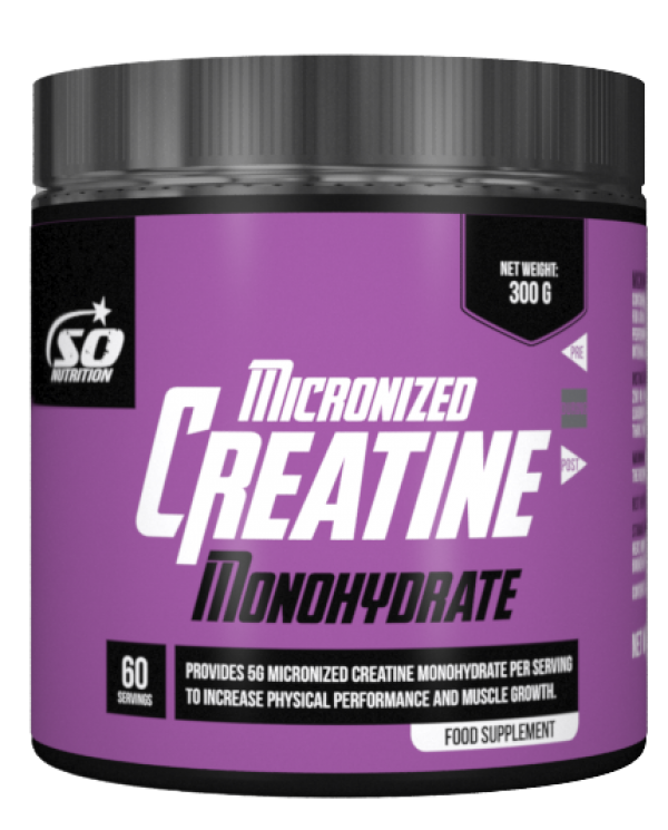 SO NUTRITION - Micronized Creatine Monohydrate 300g