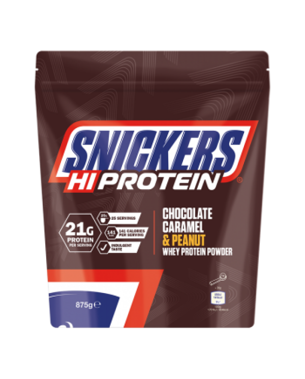 Snickers - HI Protein Powder 875g *Chocolate-caramel-peanut flavour