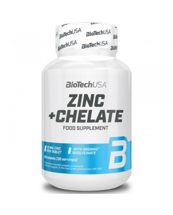 BioTech USA - Zinc + Chalate 60tabs