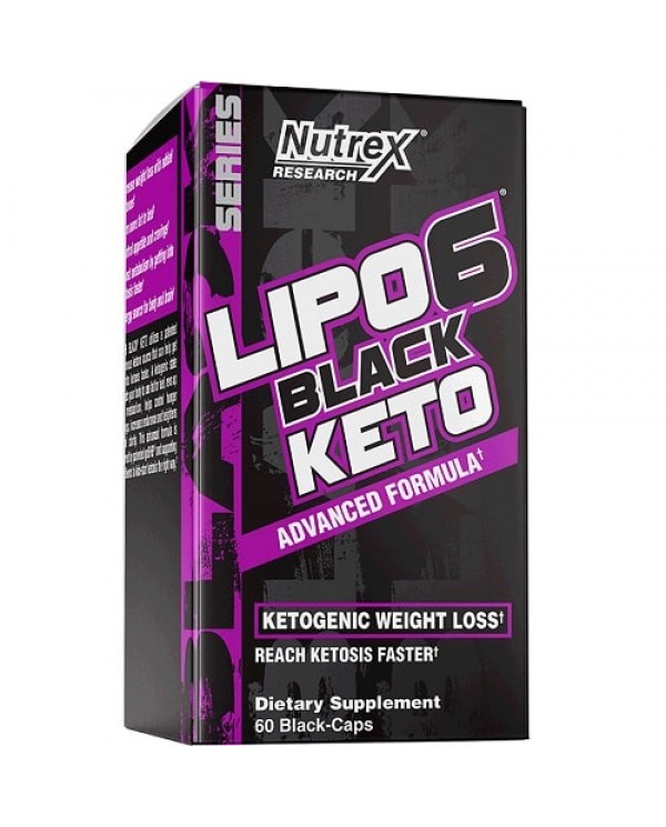 Nutrex Reserch - LIPO 6 BLACK KETO - 60 caps