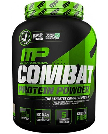 MusclePharm - Combat Powder Time Release Protein 4lb + Free Shaker!