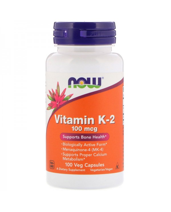 Now Foods - Vitamin K2 - 100caps