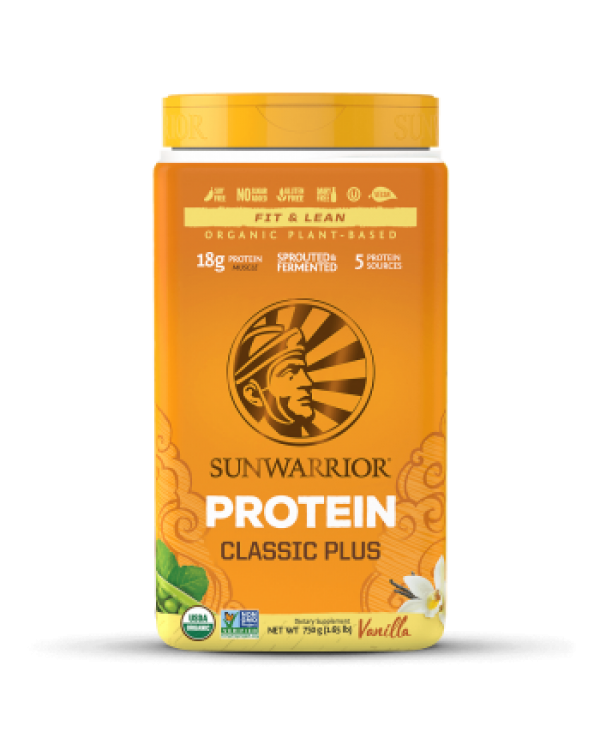 Sunwarrior - Classic Plus Organic Vegan Plant Protein 750g