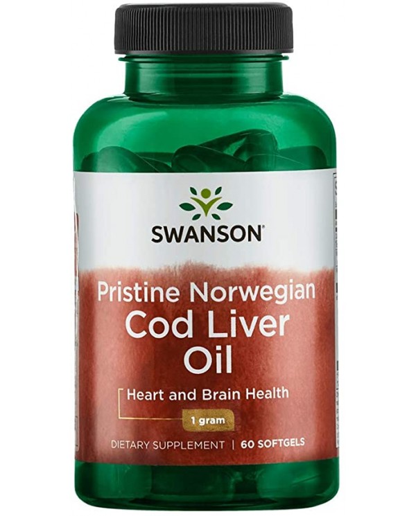 Swanson - Pristine Norwegian Cod Liver Oil * 60softgel
